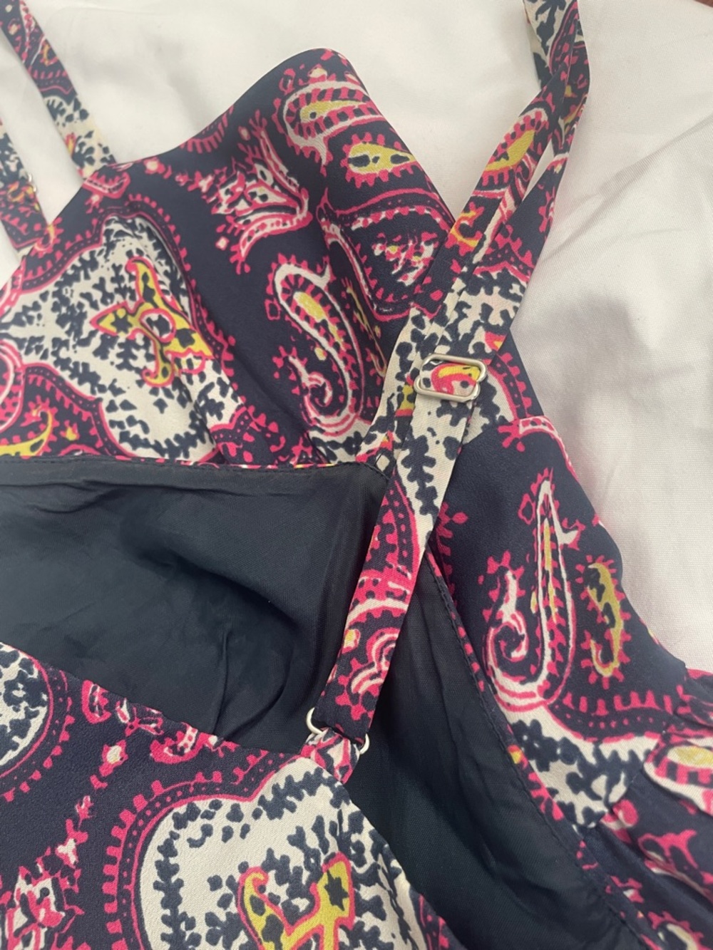J. Crew Purple Paisley Mini Dress - Picture 3 of 6